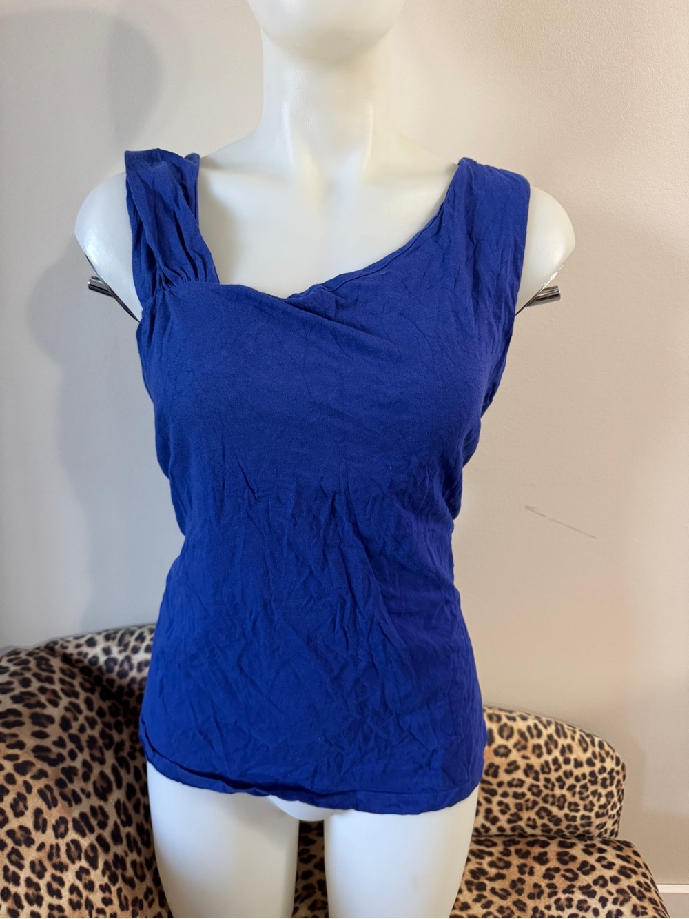 Y2K Ricki’s Cobalt Twist Neck Tank